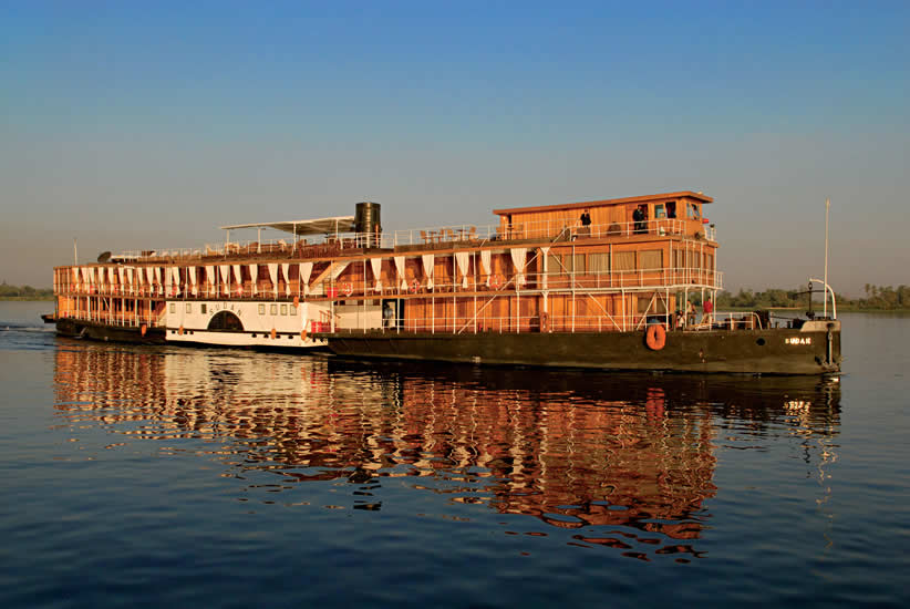 Crucero a vapor el Nilo -