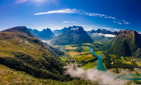 viatge a mida per Noruega