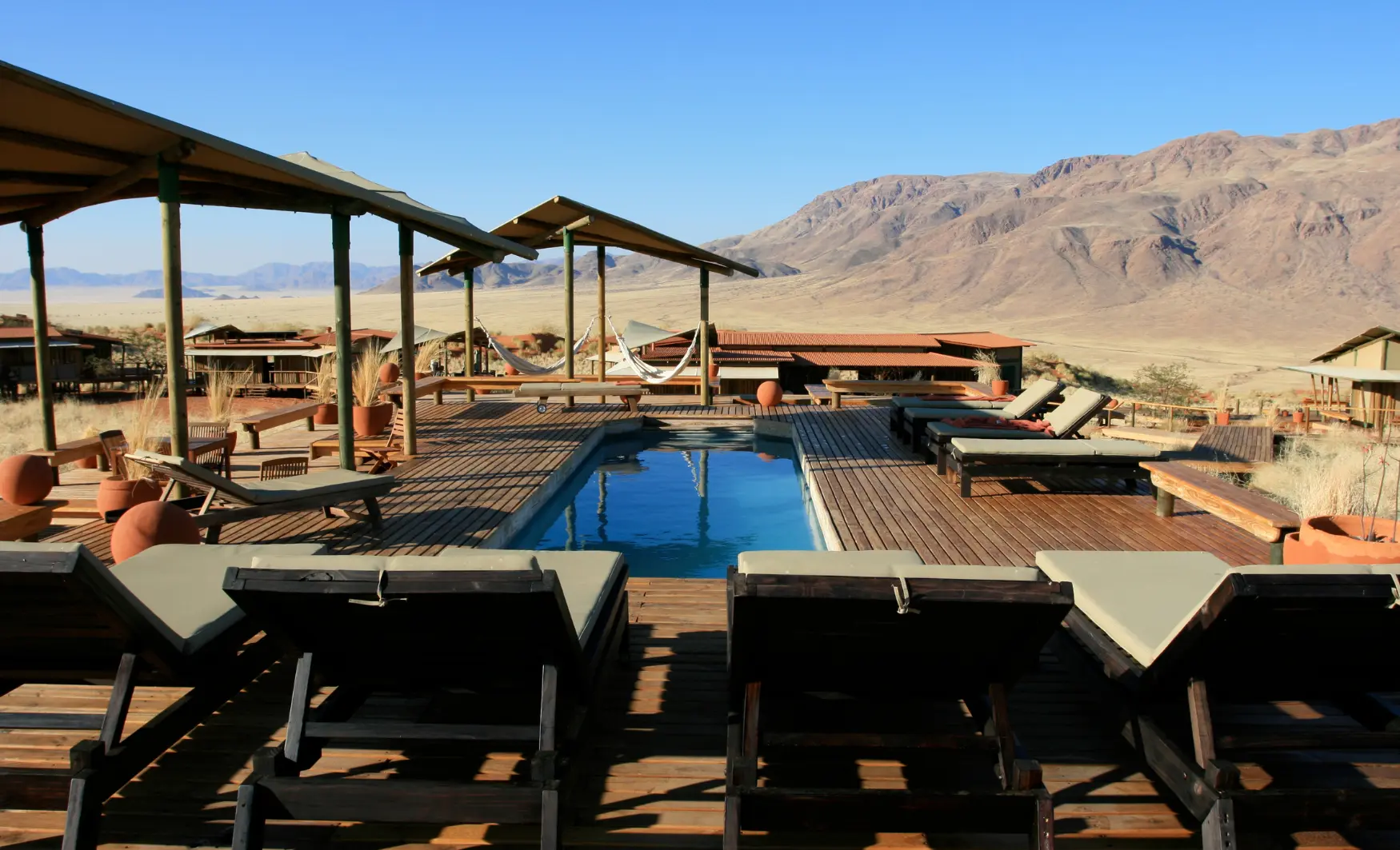 lodge de lujo por Namibia