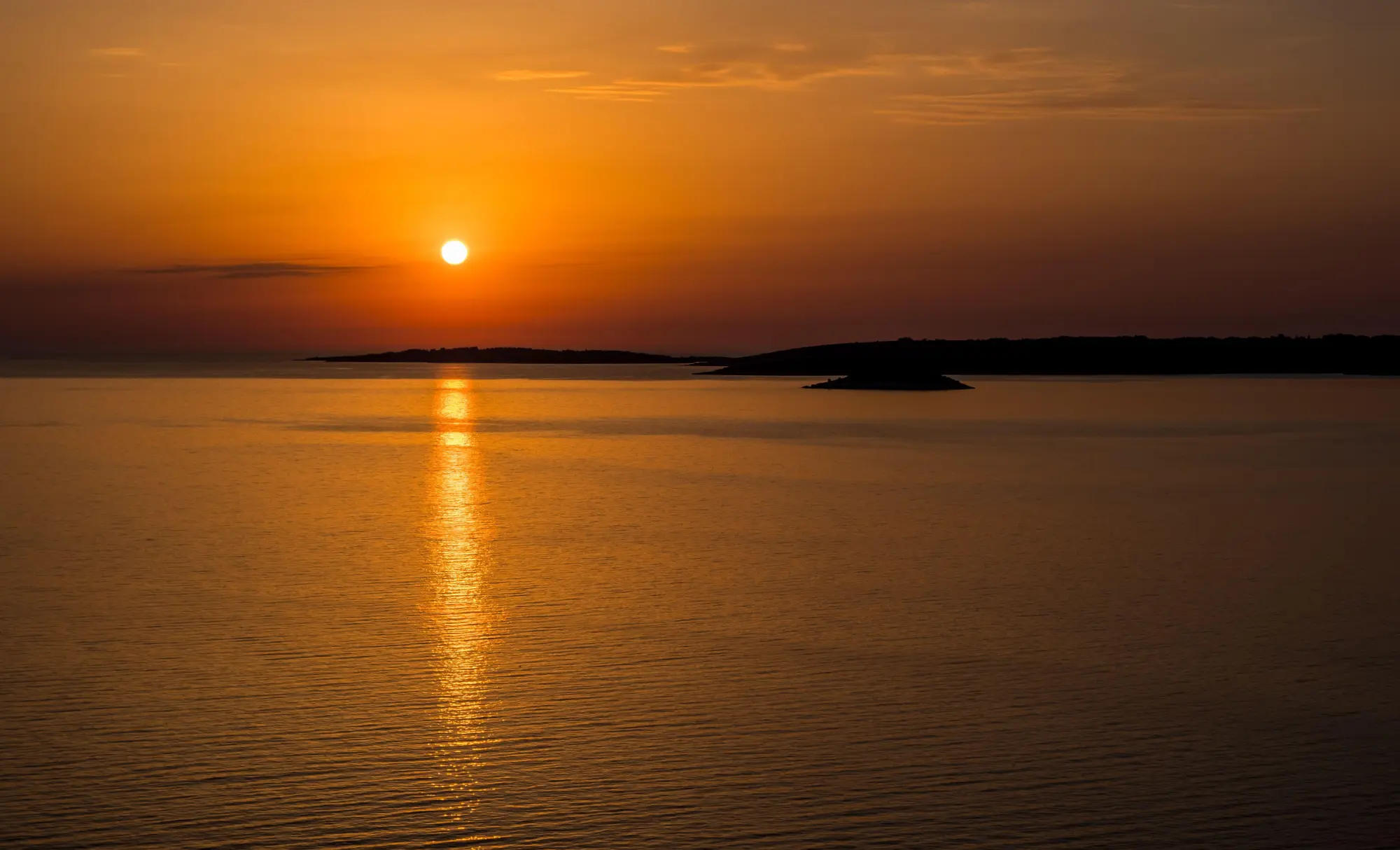 Posta de sol a Croàcia, Viatge a Croàcia i les seves illes