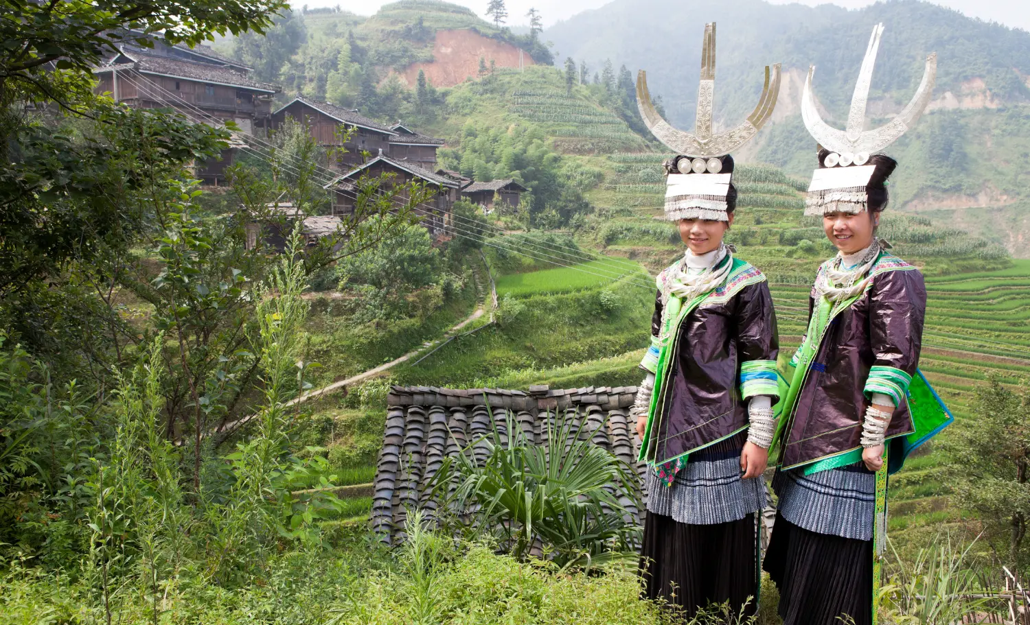 Visita a etnias minoritarias de china