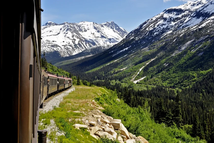 ruta en tren per Alaska, ruta en tren por Alaska
