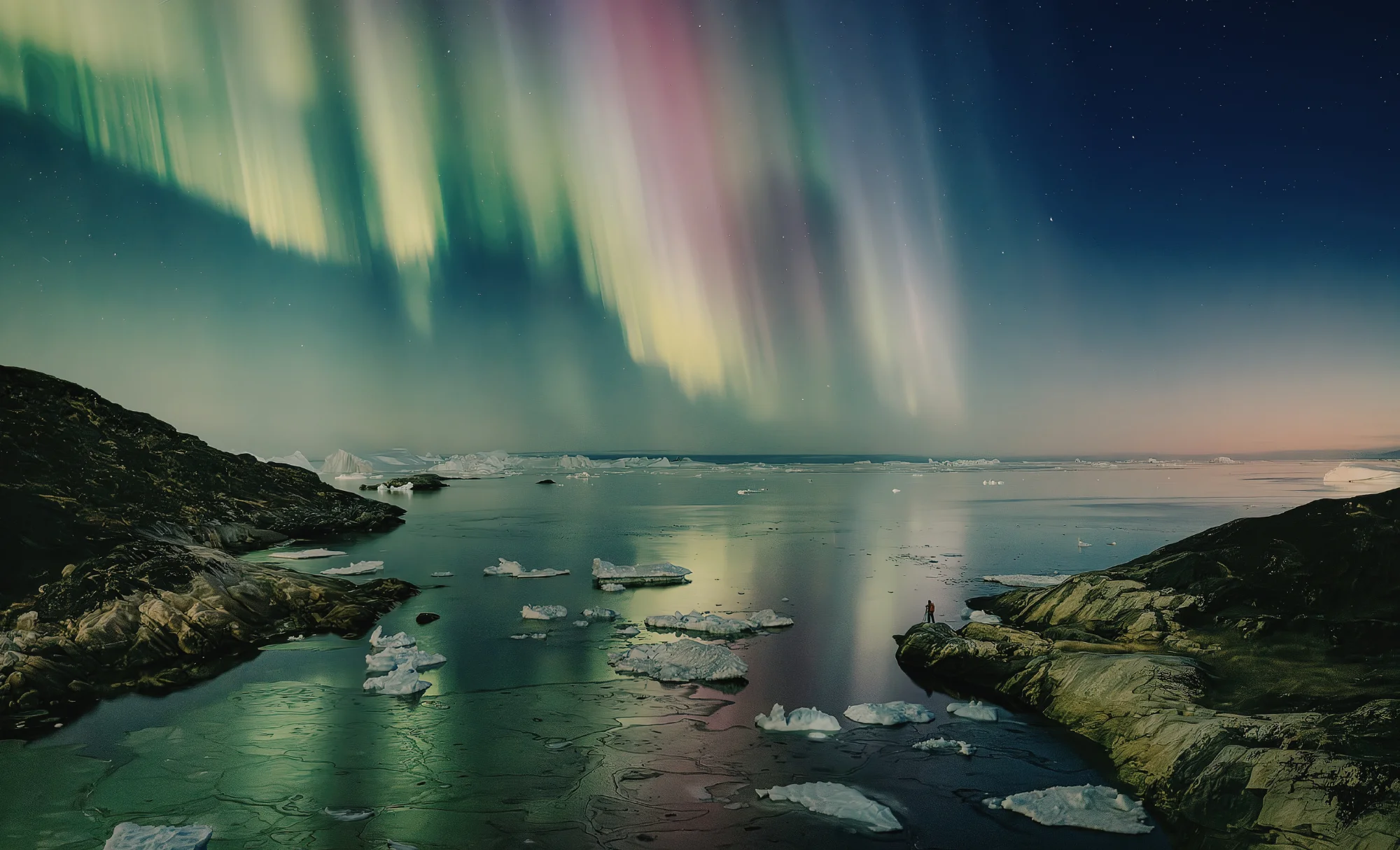 Aurores boreals a les Svalbard, auroras boreales a las Svalbard