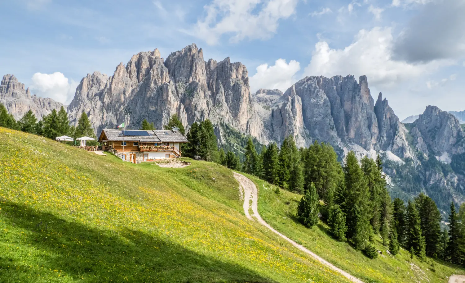 Ruta per les Dolomites, ruta por las Dolomitas
